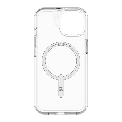 ZAGG Crystal Palace Snap Case compatible with iPhone: 15, 14, 13 - translucent
