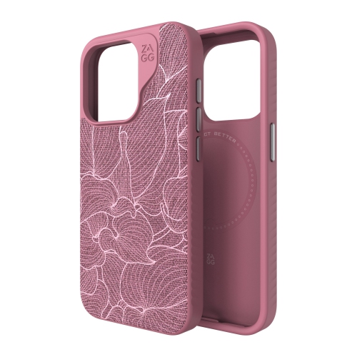 ZAGG London Snap Case compatible with iPhone 15 Pro - pink