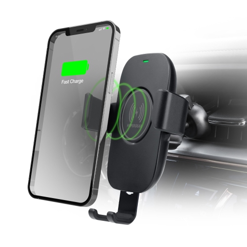 HyperGear Gravity 15W Wireless Fast Charge Mount - Black
