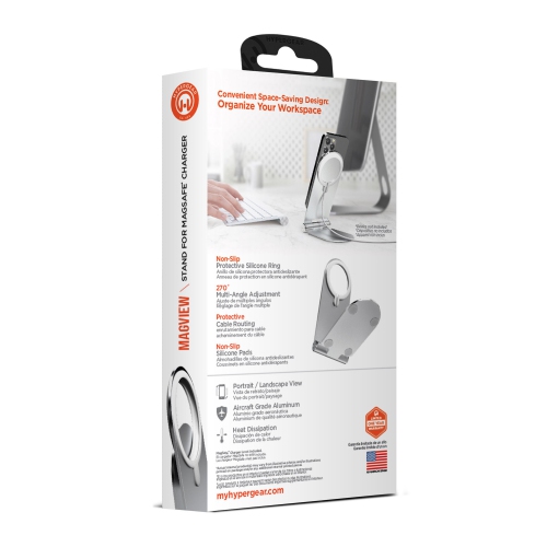 HyperGear Aluminum MagView Stand for MagSafe Charger