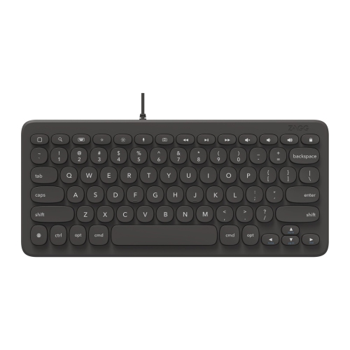 ZAGG Lightning Wired Keyboard 12inch - Black