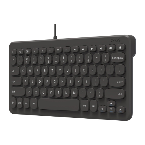 ZAGG Lightning Wired Keyboard 12inch - Black