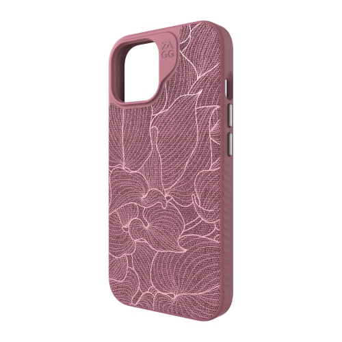 ZAGG London Snap Case compatible with iPhone: 15, 14, 13 - pink