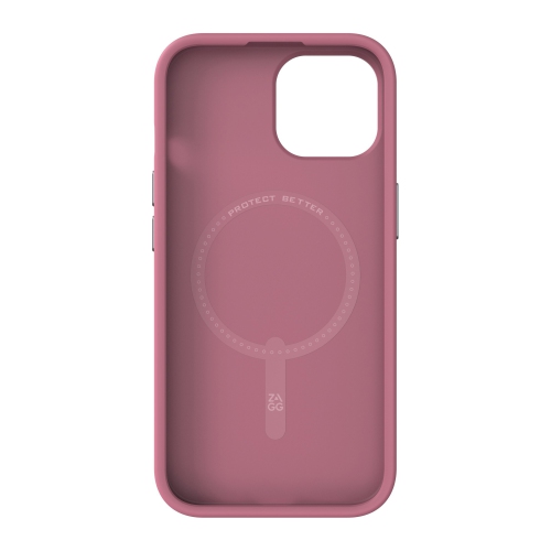 ZAGG London Snap Case compatible with iPhone: 15, 14, 13 - pink
