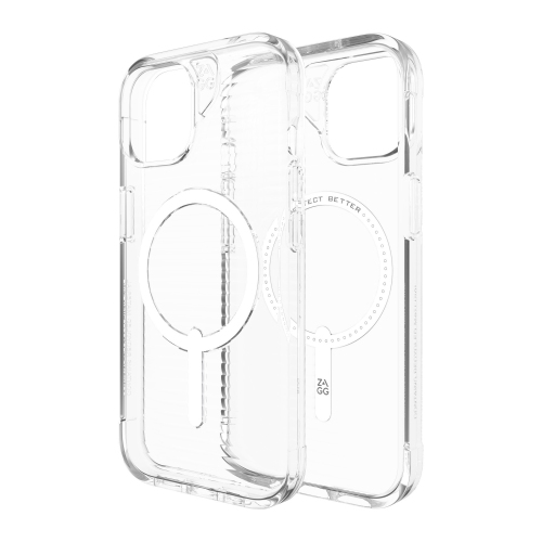 ZAGG Luxe Snap Case compatible with iPhone: 15, 14, 13 - translucent