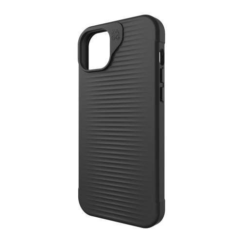 ZAGG Luxe Snap Case compatible with iPhone: 15 Plus, 14 Plus - Black