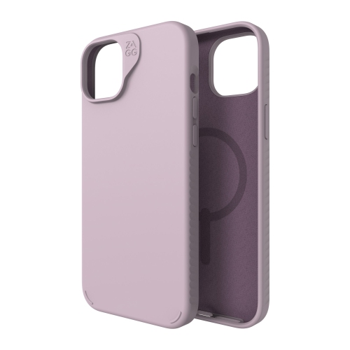 ZAGG Manhattan Snap Case compatible with iPhone: 15 Plus, 14 Plus - purple