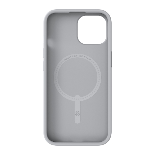 ZAGG London Snap Case compatible with iPhone: 15, 14, 13 - Gray