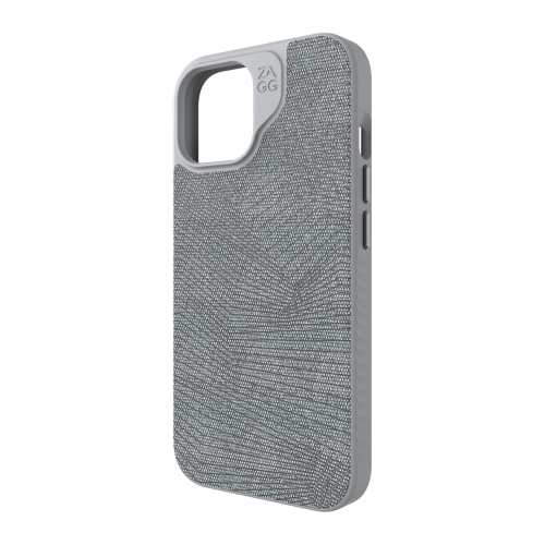 ZAGG London Snap Case compatible with iPhone: 15, 14, 13 - Gray