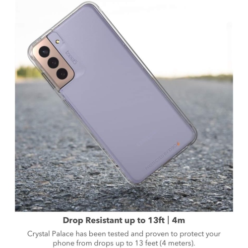 Gear4 ZAGG Crystal Palace D3O Case for Samsung Galaxy S21 5G - Clear - Open Box