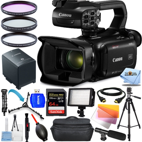 CANON  Xa60 Professional Uhd 4K Camcorder Pal 5733C002 - 14PC Accessory Bundle