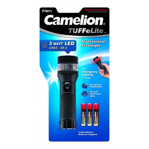 CAMELION  T7071 Tuffelite 3Watt Led Cree Xr-E Flashlight