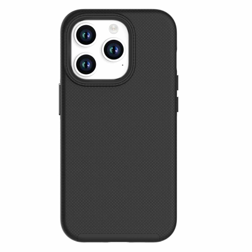BLU Element – Étui robuste Armor robuste pour iPhone 15 Pro Max – Noir