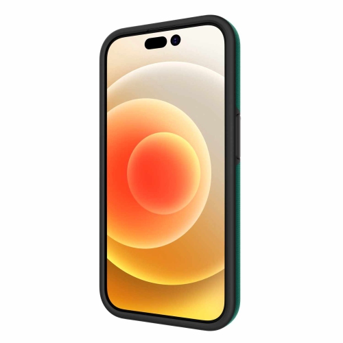 BLU Element – Étui robuste Armor robuste pour iPhone 15 Pro Max – Vert