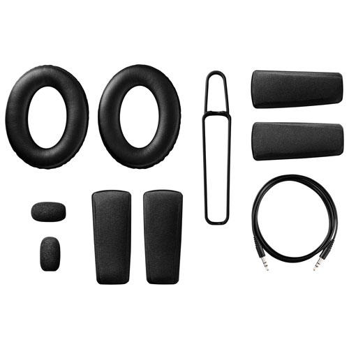 Casque d'écoute avec fil à suppression du bruit A30 Aviation de Bose - Noir