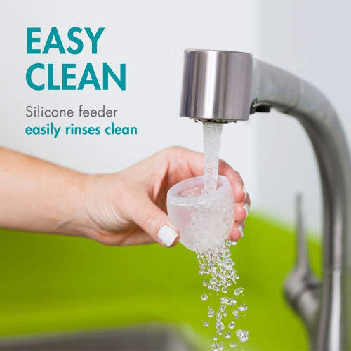 Boon 2-Pack PULP Silicone Feeder - Mauve/Pink