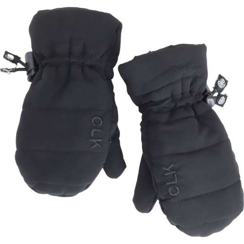 CALIKIDS  Easy to Put On Puff Mittens - (Baby, 12-24 Months) In Black