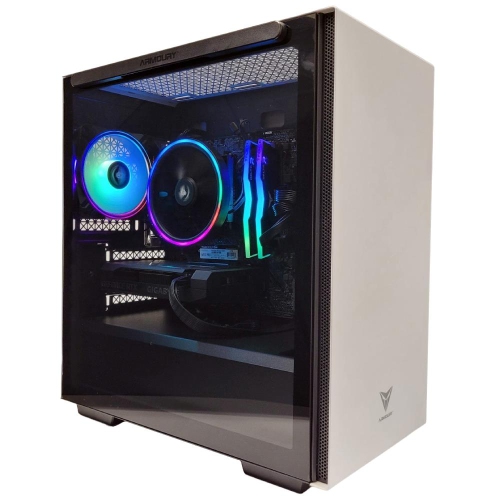 ARMOURY A-104 Gaming PC AMD Ryzen 7 5700X, GeForce RTX 4060, 1TB M.2 NVMe  SSD, 16GB RGB RAM, Wi-Fi, Windows 11 Home