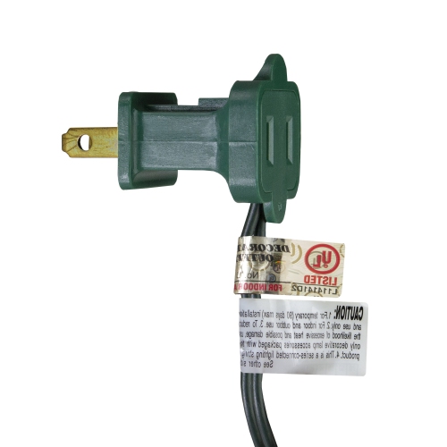 Commercial Perm-O-Snap Mini Christmas Light Set - Clear - 49.3ft Green Wire - 100ct