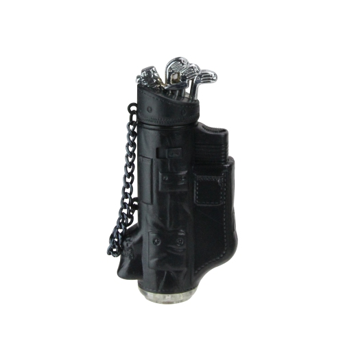 Briquet polyvalent rechargeable pour sac de golf noir dans une boîte-cadeau