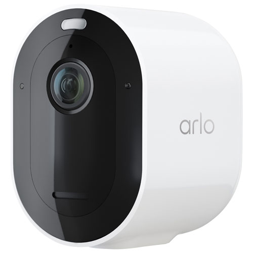 Caméra de surveillance intérieure/extérieure sans fil 2K Pro 5S d'Arlo - Blanc