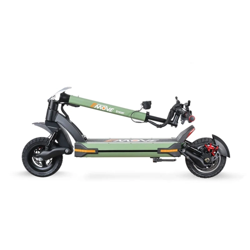 Trottinette électrique Cruiser V2 d'EMOVE – Autonomie de 62&nbsp;km, vitesse maximale 33&nbsp;mi/h, suspension quadruple, moteur 1000&nbsp;W