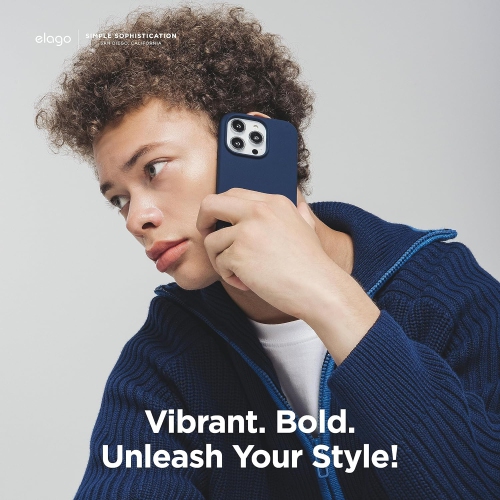 elago Compatible with iPhone 15 Case, Liquid Silicone Case, Full Body Protective Cover, Shockproof, Slim Phone Case, Anti-Scratch Soft Microfiber