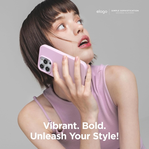 Elago compatible avec l’étui iPhone 15, l’étui en silicone liquide, l’étui protecteur intégral, antichoc, l’étui mince pour téléphone, doublure douce