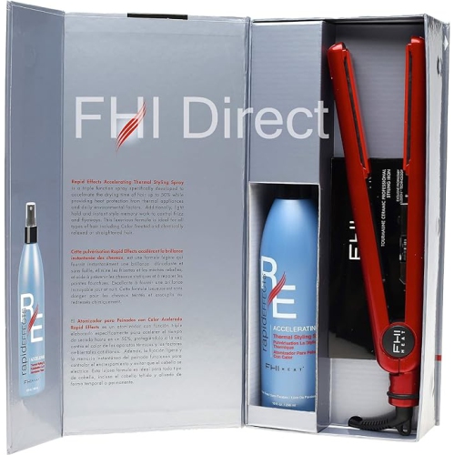 FHI Heat Platform Tourmaline Ceramic Pro Hair Styling Flat Iron, 1 Inch