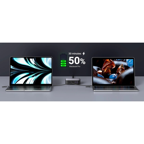 UGREEN 200W Desktop Fast Charger - 2x USB-A, 4x USB-C