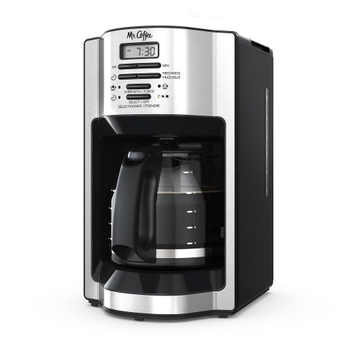 Mr. Coffee 12 Cup Programmable Coffeemaker Rapid Brewing Stainless Steel Best Buy Canada