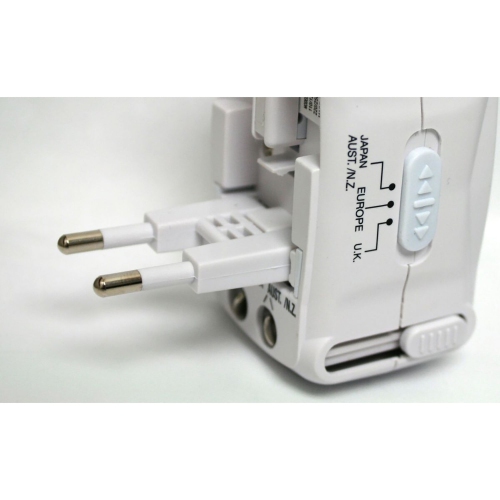 Travel Smart - All-in-One Travel Adapter with Integrated Surge Protector