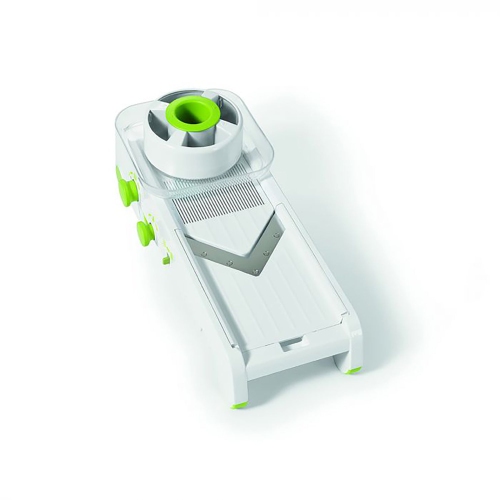 Starfrit - PRO cube mandolin, 4 interchangeable blades and grater, non-slip feet, green