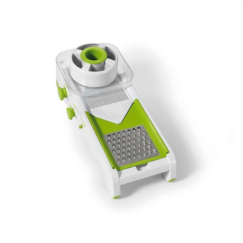 Starfrit - PRO cube mandolin, 4 interchangeable blades and grater, non-slip feet, green