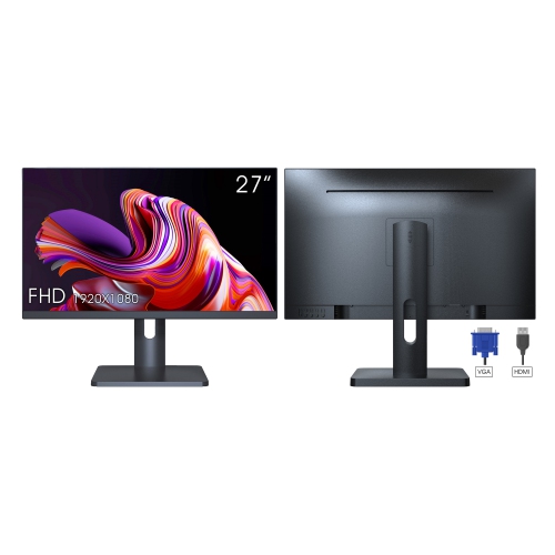 Refurbished - HP ProDesk 600 G4 Desktop Mini Business PC Intel Core i5-8500T 8th Gen Processor 16GB RAM 256GB SSD Windows 11 Pro - New 27 inch Monitor