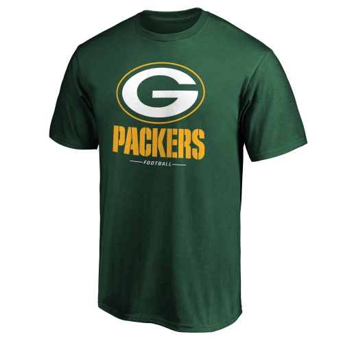 Men's Green Bay Packers Team Lockup Logo T-Shirt