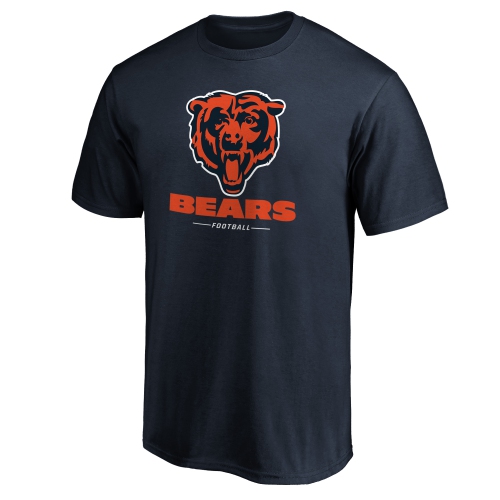 Men's Chicago Bears Team Lockup Logo T-Shirt