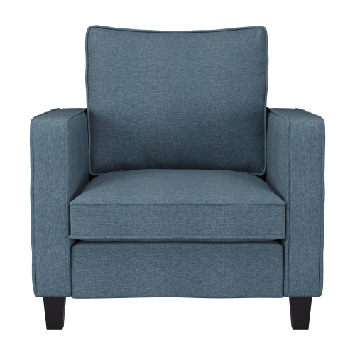 CORLIVING  Georgia Fabric Accent Chair In Blue This chair is really a great addition to my small apartment