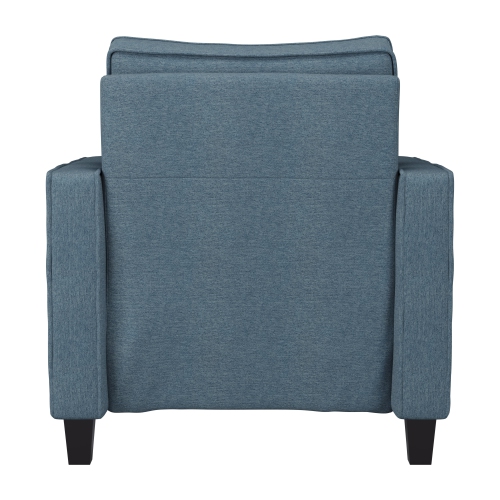 CorLiving Georgia Blue Fabric Accent Chair