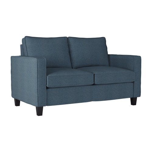 Causeuse en tissu Georgia Blue de CorLiving