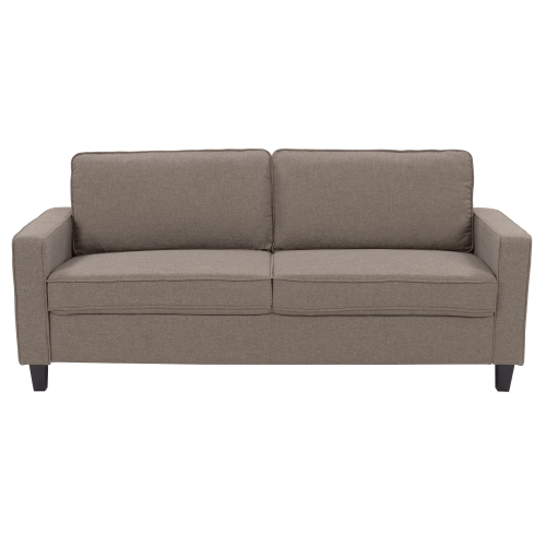 Sofa à trois sièges en tissu taupe Georgia de CorLiving