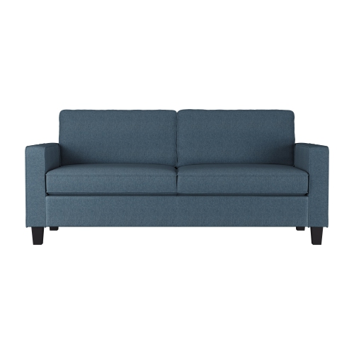 Sofa à trois sièges en tissu bleu Georgia de CorLiving