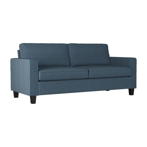 CorLiving Georgia Blue Fabric Three Seater Sofa