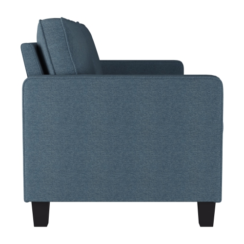 CorLiving Georgia Blue Fabric Three Seater Sofa
