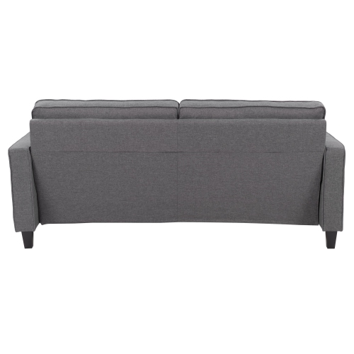 CorLiving Georgia Grey Fabric Three Seater Sofa