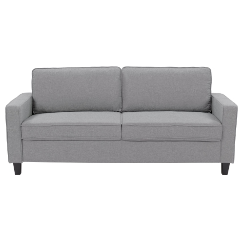 Sofa à trois sièges en tissu gris pâle Georgia de CorLiving