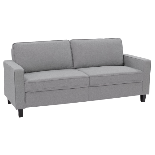 CorLiving Georgia Light Grey Fabric Three Seater Sofa