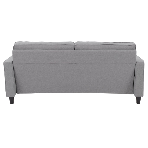 CorLiving Georgia Light Grey Fabric Three Seater Sofa