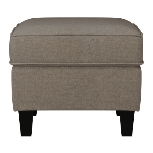 CorLiving Georgia Taupe Fabric Ottoman