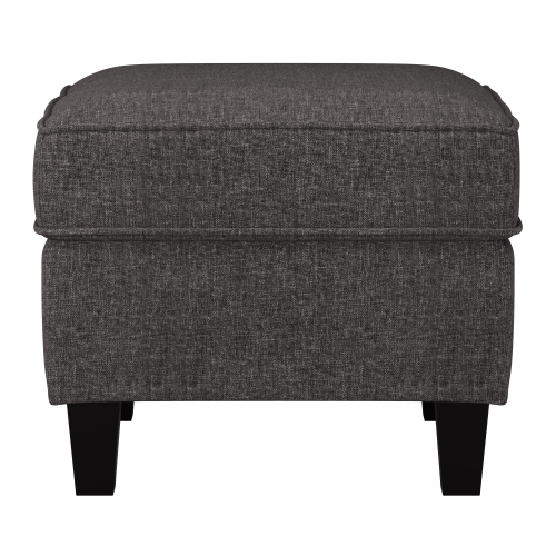 Pouf en tissu gris Georgia de CorLiving